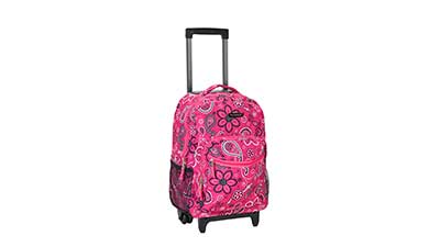 Rockland Luggage 17 inch Rolling Backpack R01 At $26.99