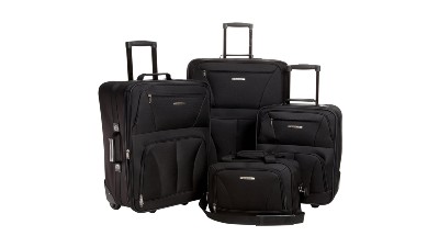 Rockland Journey Softside Upright Luggage Set At $88.82