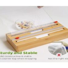 Bamboo Foil and Plastic Wrap Organizer