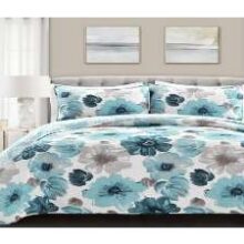 Lush Decor Leah Floral Print Quilt