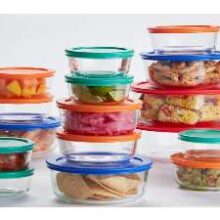 pyrex storage glass bowls