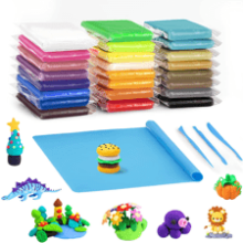 24 Colors Modeling Clay with Play Mat