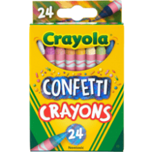 24 Count Crayola Confetti Crayons