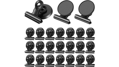 24Pack Strong Fridge Magnets Magnetic Clips