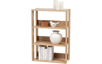 3 Tier Small Bookcase for Small Spaces