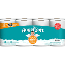 Angel Soft Toilet Paper 16 Mega Rolls