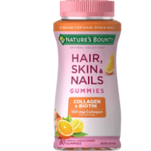 Hair, Skin, and Nail Flavored Gummies