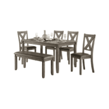 Homelegance 6-Piece Pack Dinette Set