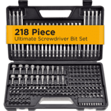 Jackson Palmer 218 Piece Screwdriver Bit Set