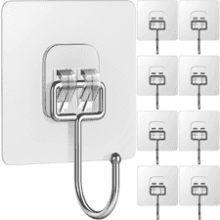 Large Adhesive Hooks 24 Pack