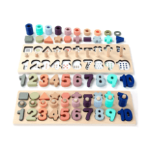 Wooden Number Puzzle for Toddler Activities