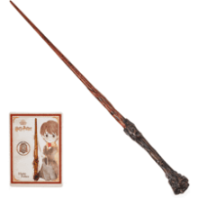 12-inch Spellbinding Harry Potter Magic Wand & Spell Card - Kids Toys for Halloween Costumes