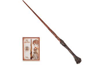 12-inch Spellbinding Harry Potter Magic Wand & Spell Card - Kids Toys for Halloween Costumes