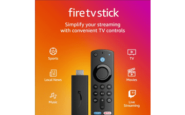 Amazon Fire TV Stick with Alexa Voice Remote - Free & Live HD Streaming Device