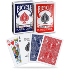 Bicycle Standard Rider Back Playing Cards - 2 Decks - Red and Blue