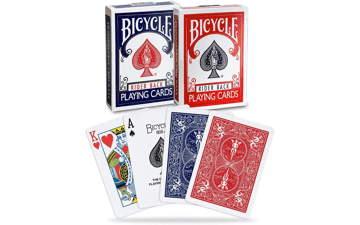 Bicycle Standard Rider Back Playing Cards - 2 Decks - Red and Blue