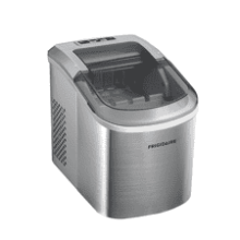 Compact Frigidaire Countertop Ice Maker - 26 lbs per Day - Stainless