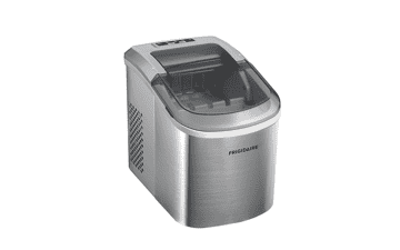 Compact Frigidaire Countertop Ice Maker - 26 lbs per Day - Stainless