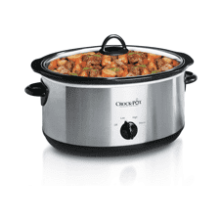 Crock-Pot 7 Quart Oval Slow Cooker - Stainless Steel