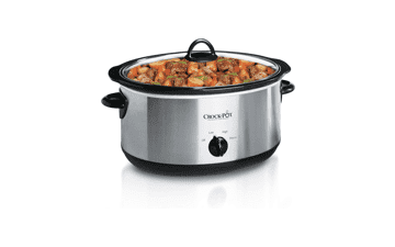 Crock-Pot 7 Quart Oval Slow Cooker - Stainless Steel