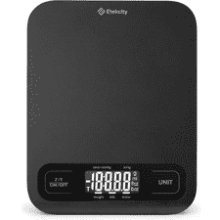 Etekcity Food Kitchen Scale - Digital Grams and Ounces for Weight Loss, Baking, Cooking, Keto and Meal Prep - Large - Black