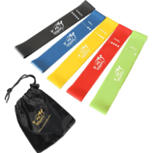 Fit Simplify Resistance Loop Exercise Bands - Set of 5