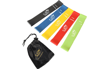 Fit Simplify Resistance Loop Exercise Bands - Set of 5