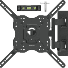 Full Motion Articulating TV Monitor Wall Mount for 26" to 55" TVs and Flat Panels - Black