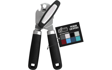 Gorilla Grip Heavy Duty Stainless Steel Smooth Edge Manual Can Opener