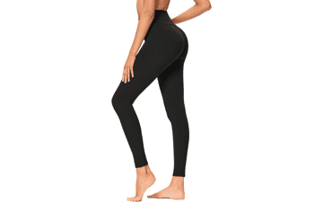 High Waisted Leggings for Women - Soft Opaque Slim Tummy Control Printed Pants for Running Cycling Yoga