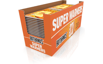 HotHands Body & Hand Super Warmers - Long Lasting Safe Natural Odorless Air Activated - 18 Hours of Heat - 40 Individual Warmers