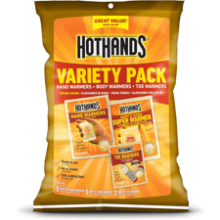 HotHands Variety Pack - Long Lasting Safe Natural Odorless Warmers