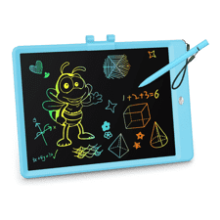 KOKODI 10 Inch Colorful LCD Writing Tablet for Toddlers - Erasable Reusable Electronic Drawing Pad - Educational Learning Toy for 3-6 Year Old Boys and Girls