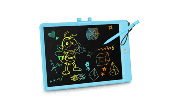 KOKODI 10 Inch Colorful LCD Writing Tablet for Toddlers - Erasable Reusable Electronic Drawing Pad - Educational Learning Toy for 3-6 Year Old Boys and Girls