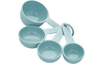 KitchenAid Measuring Cups Set - 4 Piece - Aqua Sky