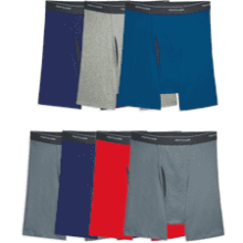 Men's Coolzone Boxer Briefs - Moisture Wicking & Breathable - Assorted Color Multipacks