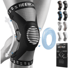 NEENCA Professional Knee Brace for Pain Relief, Medical Support with Patella Pad & Side Stabilizers, Compression Sleeve for Meniscus Tear, ACL, Arthritis, Joint Pain, Runner, Workout