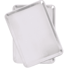 Nordic Ware Aluminum Baker's Half Sheet - 2-Pack, Silver