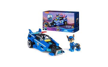 Paw Patrol Mighty Movie Toy Car with Chase Mighty Pups Action Figure