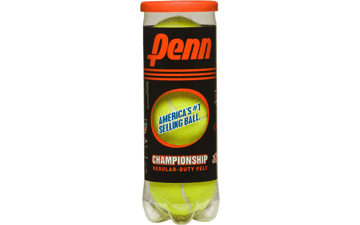 Penn Championship Regular Duty Tennis Balls - 1 Can, 3 Balls