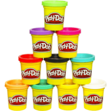 Play-Doh Modeling Compound 10-Pack Case of Colors for Halloween Treat Bags, Non-Toxic, Assorted, 2 oz. Cans