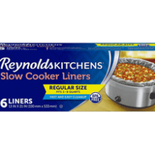 Reynolds Kitchens Slow Cooker Liners - Regular Size - 6 Count