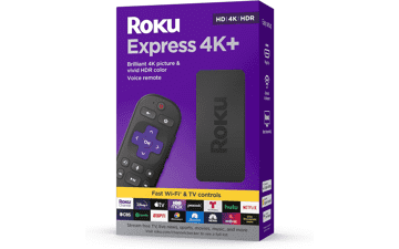 Roku Express 4K+ Streaming Device with HDR and Voice Remote