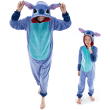 Snug Fit Unisex Adult Onesie Pajamas, Flannel Cosplay Animal Halloween Costume Sleepwear