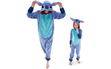 Snug Fit Unisex Adult Onesie Pajamas, Flannel Cosplay Animal Halloween Costume Sleepwear