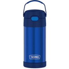 THERMOS FUNTAINER 12oz Stainless Steel Vacuum Insulated Kids Straw Bottle - Blue