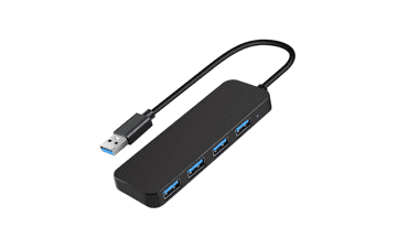 VIENON USB 3.0 Hub - 4-Port USB Splitter for Laptop, Xbox, Flash Drive, HDD, Console, Printer, Camera, Keyboard, Mouse