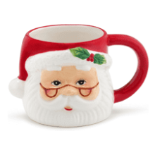 16 oz Santa Mug - Festive Mr. Christmas Ceramic Cup