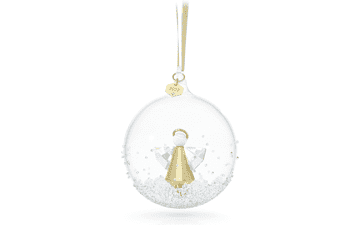 2022 Swarovski Annual Edition Ornament - White and Gold-Tone Crystals