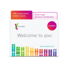 23andMe+ Premium Membership Bundle - DNA Kit with Personal Genetic Insights